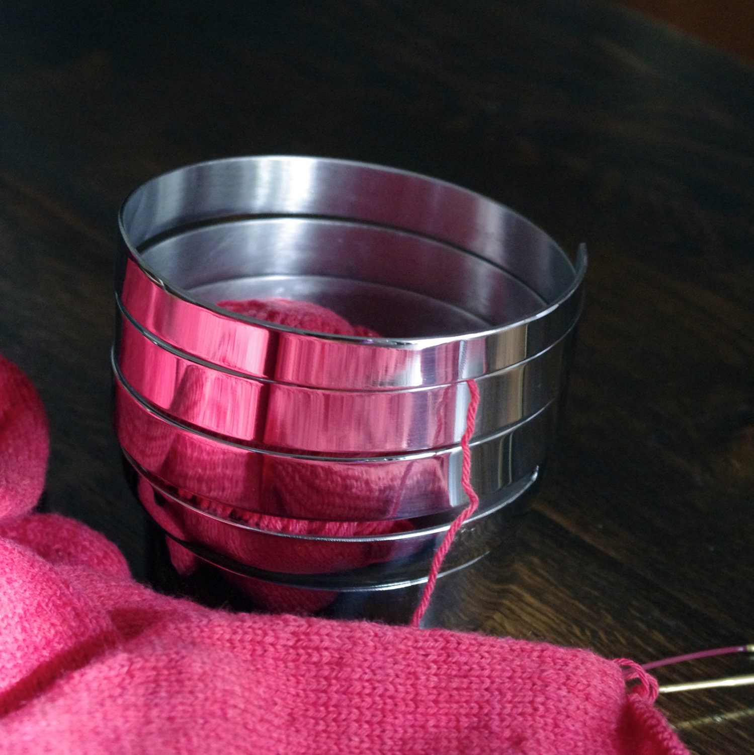 Shiny Spiral Yarn Bowl