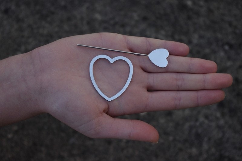 Heart Shawl Pin