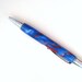 Handcrafted Ballpoint Pen Patriotic Red White Blue  Acrylic