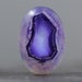 Purple, Oval Agate Druzy Geode Gemstone Bead, Beads, Stone Supply - 34mm (2359)