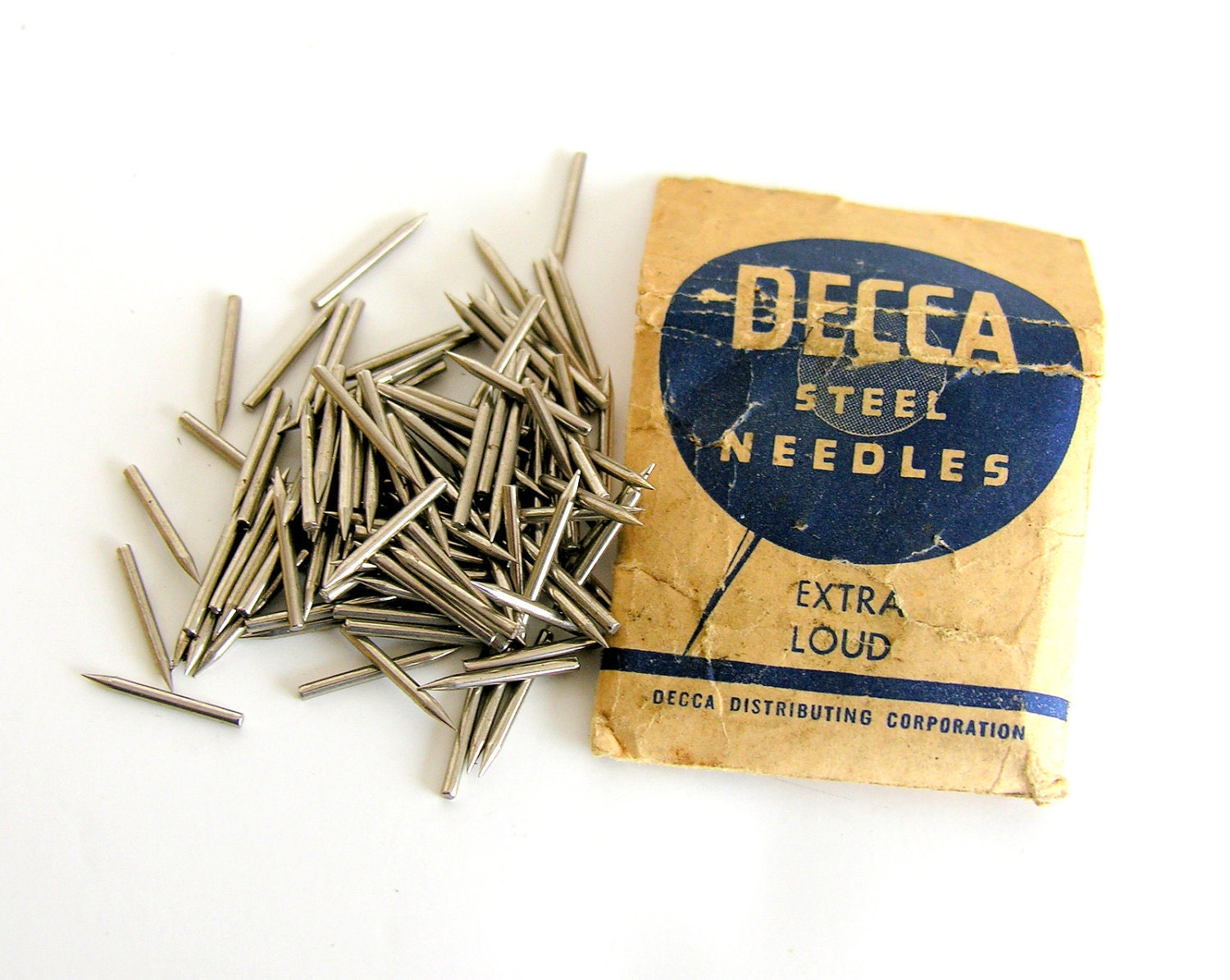 Antique Decca Steel Needles for Gramophone Victrola by veraviola