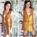 vintage mustard boho crochet vest - Bohemian Rhapsody