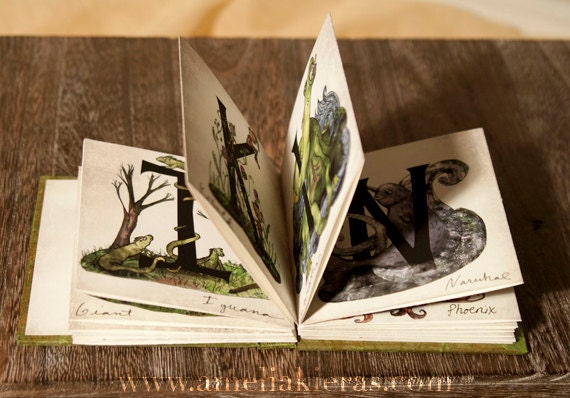 Handmade Alphabet Book - Animals, Beasts and Creatures