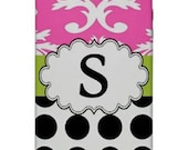 Personalized Monogram Cell Phone Case- iphone 5, 4, 3G, Ipod, blackberry, samsung