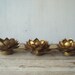 Vintage Brass Lotus Leaf