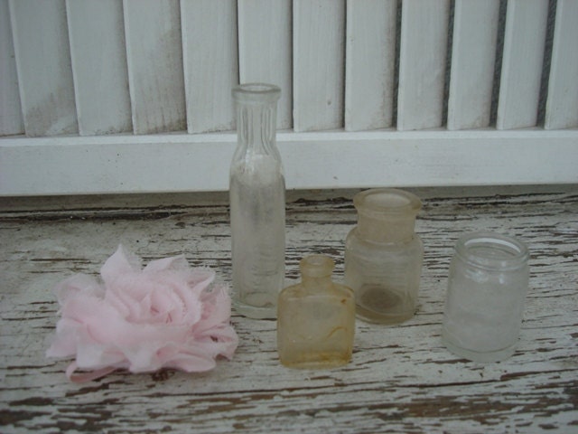 Collection of Small Vintage Bottles