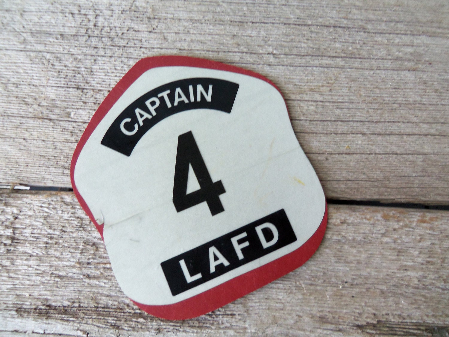 Vintage Firefighter Shield