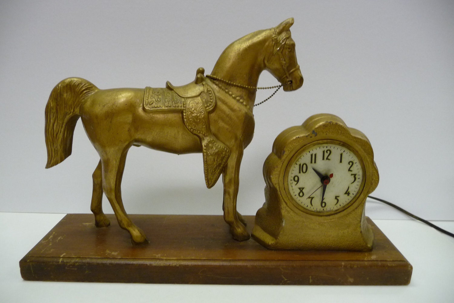 Antique Horse Clock