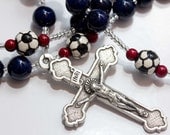 Personalized Sports Rosary - Soccer