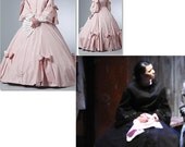 Civil War gown early Victorian reenactment gown costume