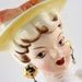 Vintage Lady Head Vase Gers Velick