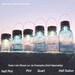 Night Gardening 3 Lanterns Hanging Outdoor Gardening Lights, Upcycled Ball Mason Jar Solar Light LIDS