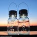 Vintage Mason Star Jar Lights, Canning Jars with Mason Jar Solar Lids, Repurposed Reclaimed Antique Mason Jar Lanterns