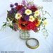 Rustic Flower Lids 6 Wide Mouth Mason Ball Jar Flower Frog Lids, Garden, Wedding, 6 Recycled Rustic Gold Flower Arrangement Lids Only
