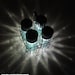 Dairy Basket Pint Ball Lights 4 Garden Lanterns in Antique Milk Carrier Wire Caddy Blue Pint Mason Jar Solar Lights