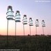 6 Garden Stake Mason Jar Outdoor Candle Holders, Solar Light Stakes Tall Decorative Wedding Lighting, Metal Mason Jar Lantern Patio Stake