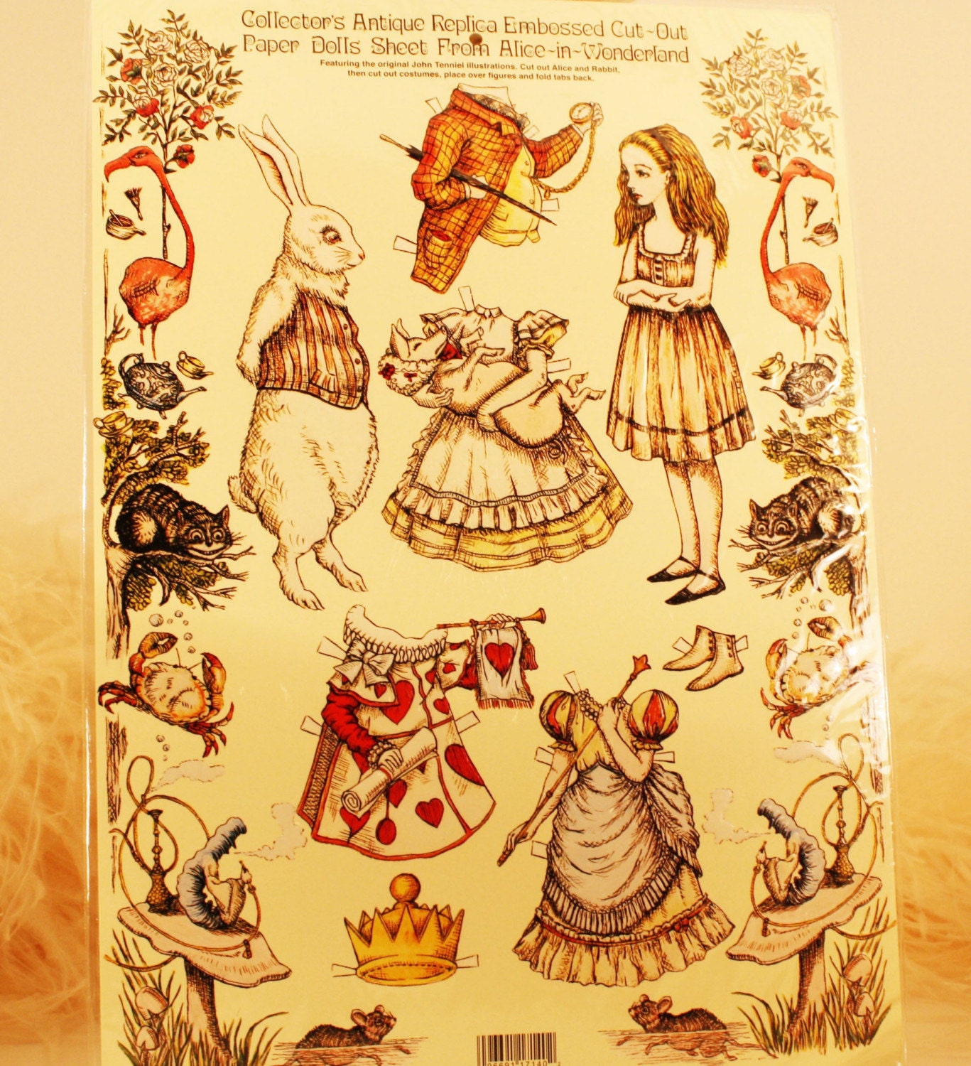 Alice In Wonderland Paper Doll Sheet