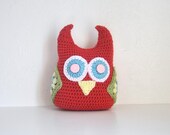 Hootie the Owl Plushie  Nursery Decor Made to Match Owl Blankets