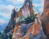 SALE, Garden of the Gods, Colorado Landscape - Original landscape oil painting  by Carol DeMumbrum