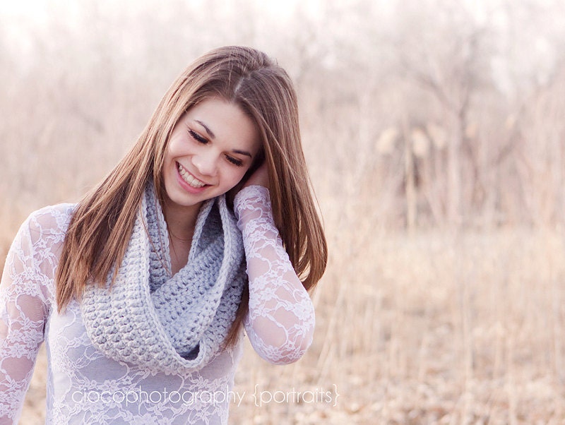 Infinity Scarf or Cowl Pattern - Instant Download Crochet Pattern
