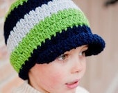 Skylar Brimmed Beanie - Instant Download Crochet Pattern