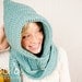 Wonderfully Warm Winter Hood & Scarf - Instant Download Crochet Pattern