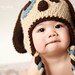 Puppy Dog Hat Pattern - Instand Download Crochet Pattern