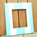 Turquoise Photo Frame Chic Wall Decor Coastal Cottage Beach 8x10