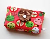 Pink Appleville Snappy Tissue Cozy