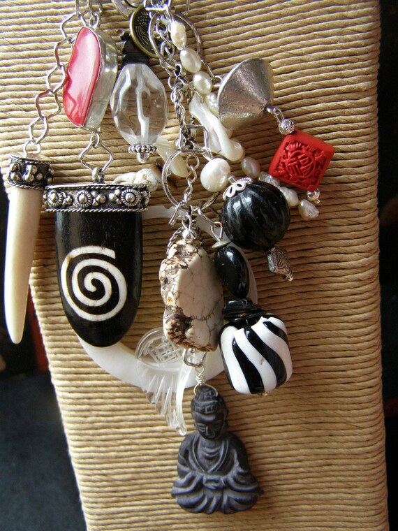 Zen Yoga Budha Meditation Charms 'Circle Of Life' Lariat Pendant Mystical Necklace