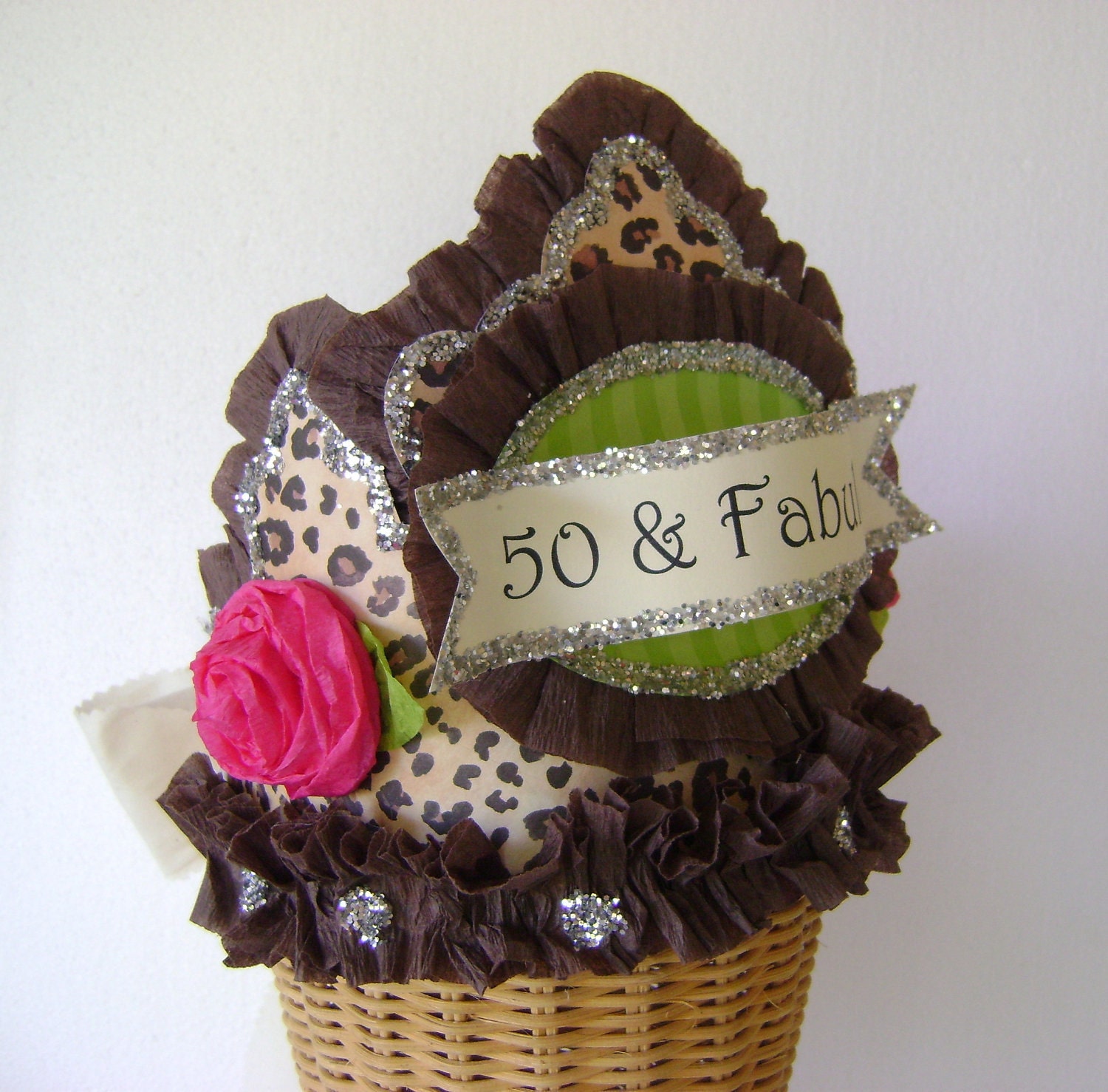 50th Birthday Party Crown/Hat- Adult Birthday - 50 & Fabulous- Customize any way Il_170x135