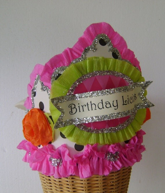 Birthday Party Crown/Hat BIRTHDAY LICIOUS or customize - Adult or Child Il_570xn