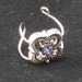 Purple Swarovski Ear Cuff 2