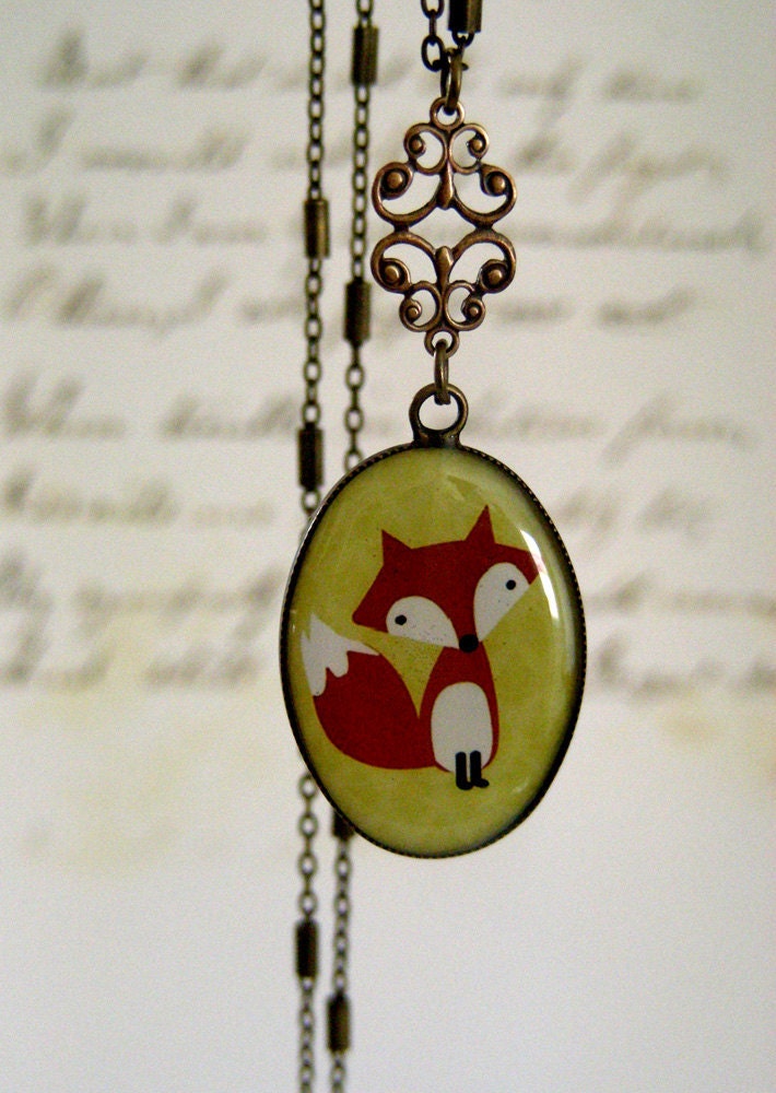 Fox Necklace - Woodland Vintage