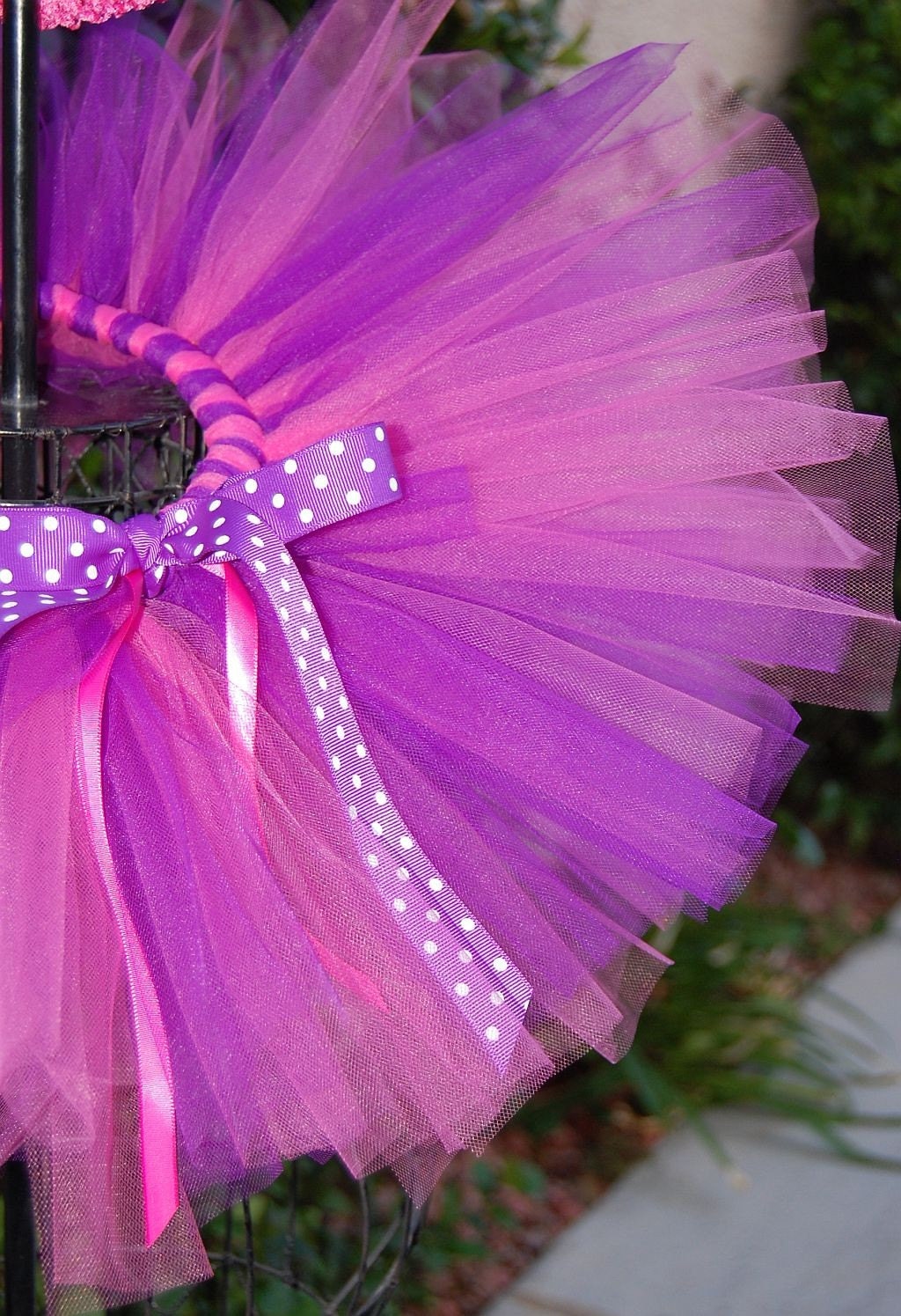 Birthday Tutu Set- Purple and Pinks- Perfect for Pictures