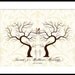 Wedding Signature fingerprint Guest Book Tree DIY PRINTABLE FILE Damask Print Xlarge up to 300 thumb prints
