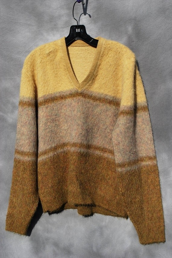 mens vintage mohair sweater