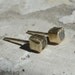 Rough Diamond Earrings - Diamond Earrings - Gold Earrings - 18K Yellow Gold Earrings and Rough Diamonds