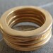 Golden Urban - Set Of 5 Rings