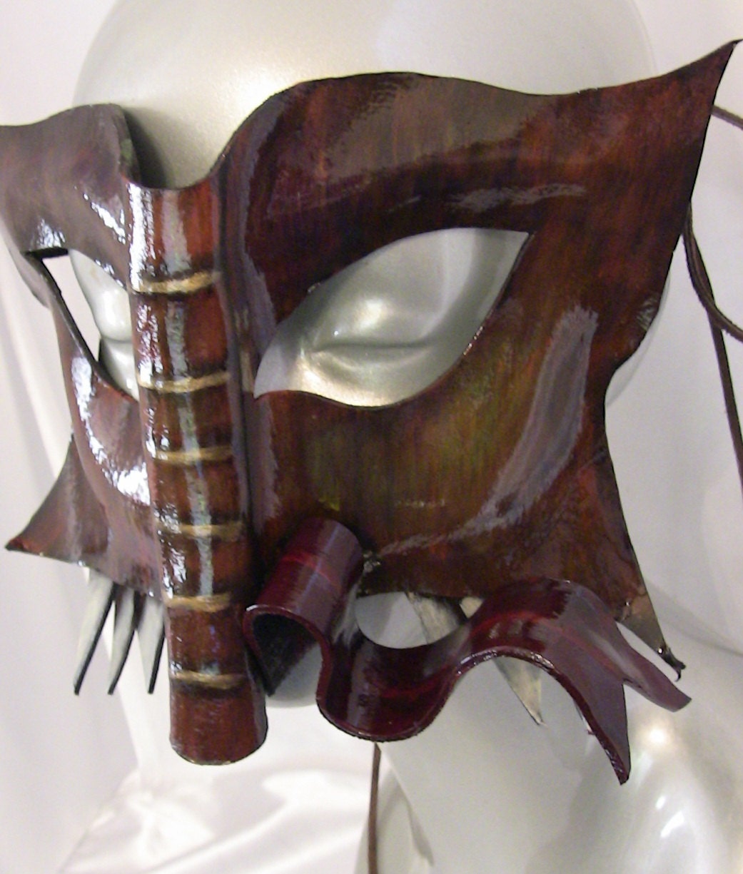 Book Beast Leather Mask