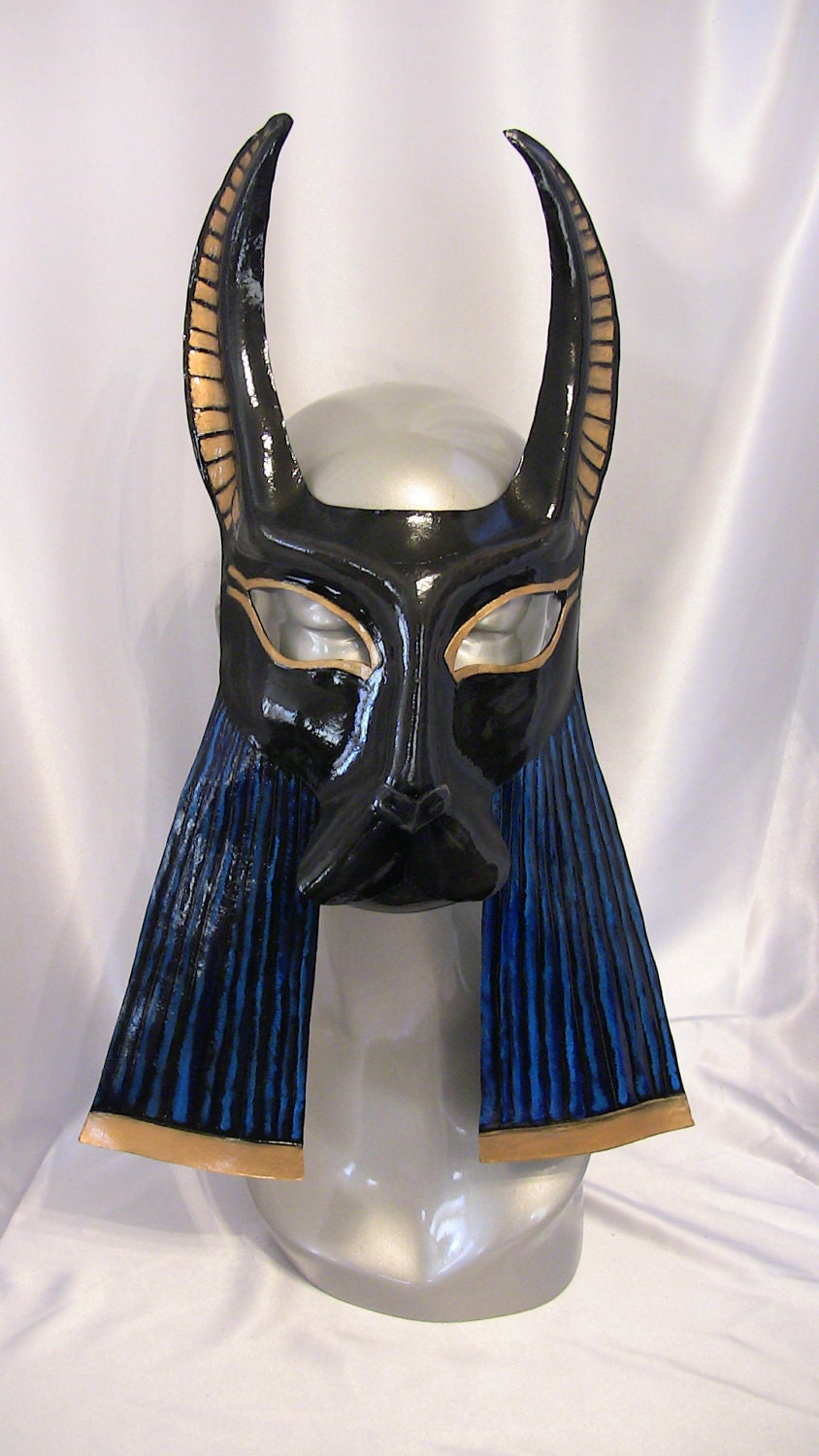 Anubis Leather Mask