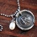 Waxing Poetic Style Old World Seal Necklace