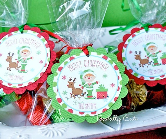 NEW - Little Elf, Favor Tags, set of 12 Il_570xn