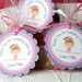 Gymnastics, Favor Tags, personalized set of 12