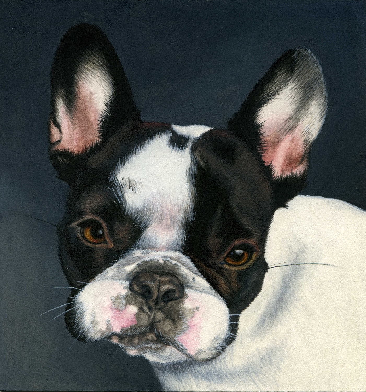 Custom Hand Painted Gouache Portrait - 8x8 or 8x10
