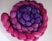 Superwash BFL Combed Top 4 Oz. "Mauve Boudoir Gradient"