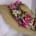 Vintage Picture Hat Velvet Flowers - Mme. Polswolsky