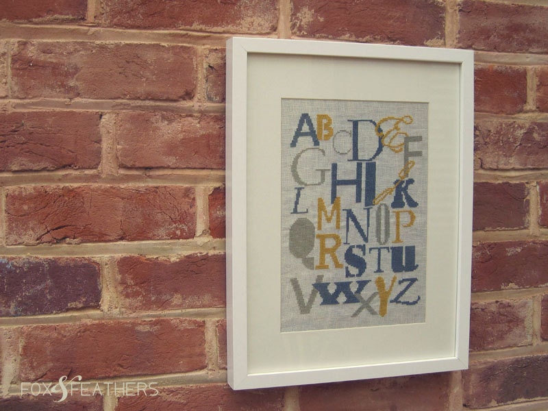 Nursery Alphabet Sampler PDF Cross Stitch Pattern