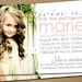 Boy/Girl Printable Baptism, Blessing Invitation/Announcement (Tanner baptism, blessing, christening invitation)