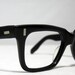 Vintage EyeGlasses. Mens Horn Rim Black Glasses. Clark Kent - Mad Men Style.